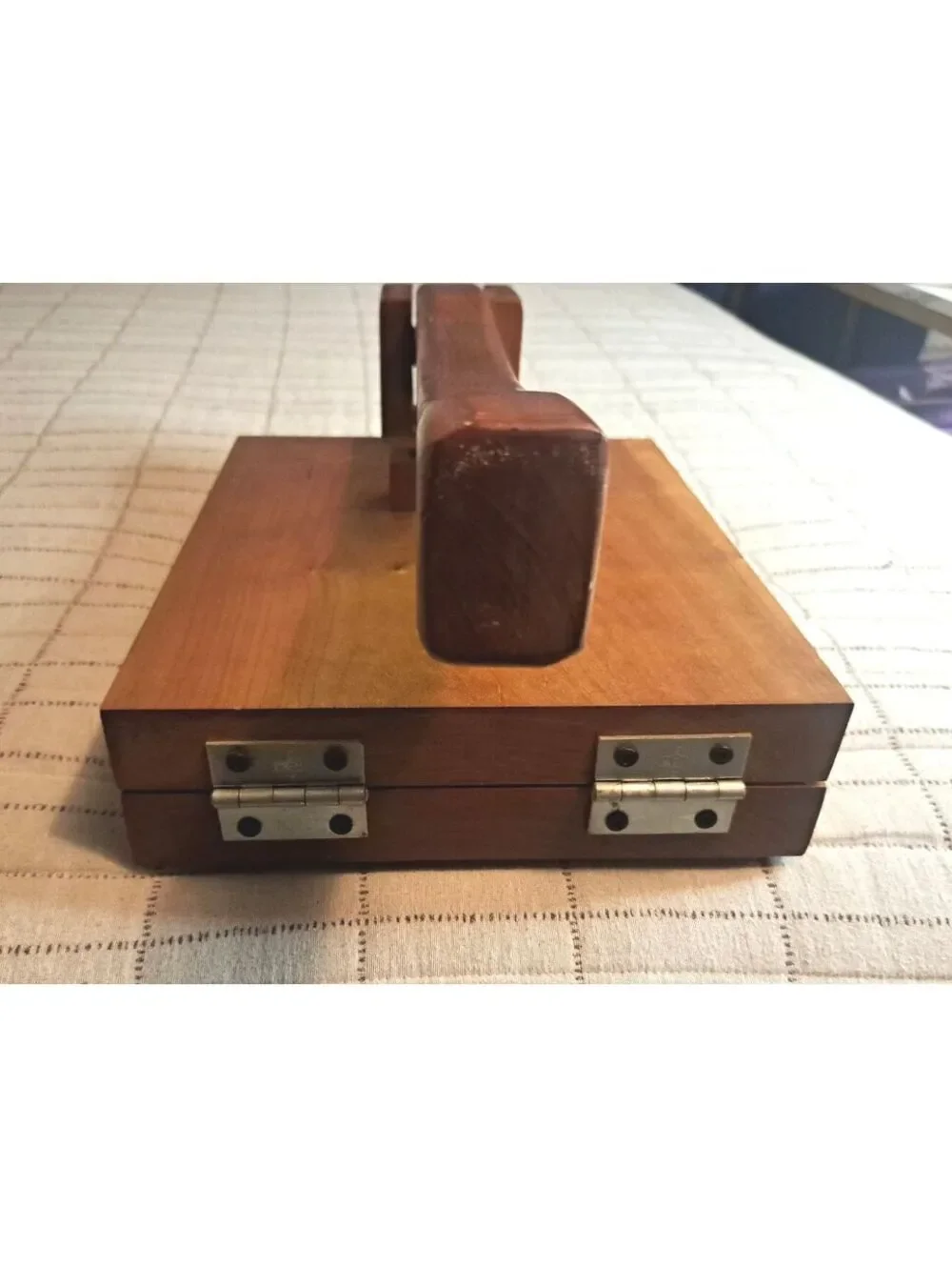Vintage Large Handcrafted Solid Wood Tortilla Press 11